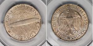 3 Mark Weimarer Republik (1918-1933) Silber 