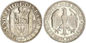 3 Mark Weimarer Republik (1918-1933) Silber 