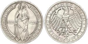 3 Mark Weimarer Republik (1918-1933) Silber 