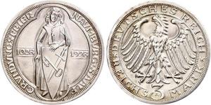 3 Mark Weimarer Republik (1918-1933) Silber 