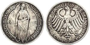 3 Mark Weimarer Republik (1918-1933) Silber 