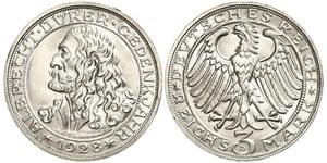 3 Mark Weimarer Republik (1918-1933) Silber 