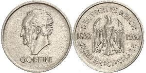 3 Mark Weimarer Republik (1918-1933) Silber 