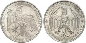 3 Mark Weimarer Republik (1918-1933) Silber 