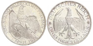 3 Mark Weimarer Republik (1918-1933) Silber 