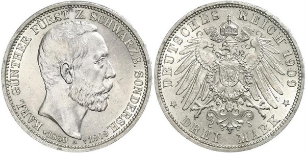 3 Mark  Silber 