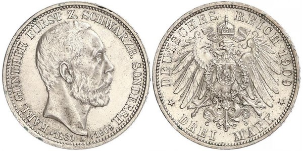 3 Mark  Silber 