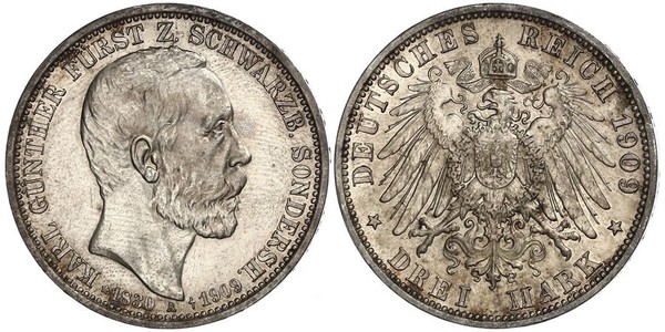 3 Mark  Silber 