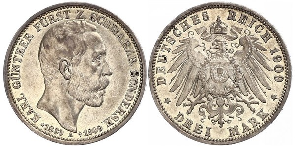 3 Mark  Silber 