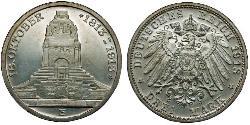 3 Mark Germany Silver 