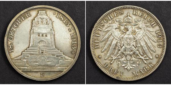 3 Mark Germany Silver 