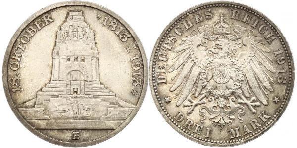 3 Mark Germany Silver 