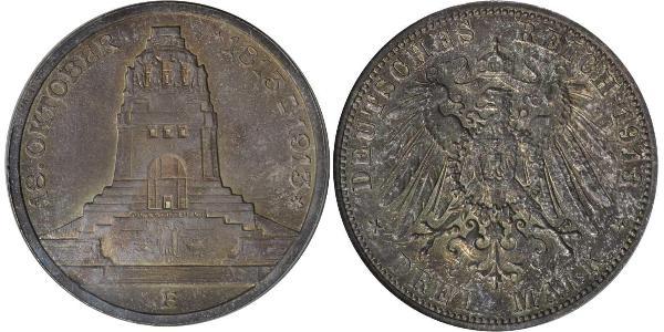 3 Mark Germany Silver 