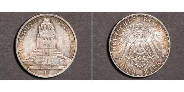 3 Mark Germany Silver 