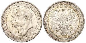 3 Mark Kingdom of Prussia (1701-1918) Silver Frederick William III of Prussia (1770 -1840)