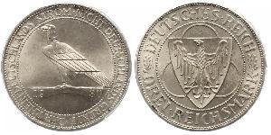 3 Mark Weimar Republic (1918-1933) Silver 