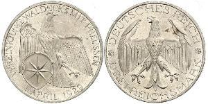 3 Mark Weimar Republic (1918-1933) Silver 