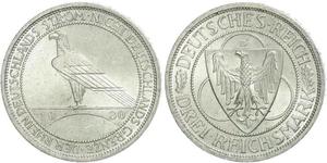 3 Mark Weimar Republic (1918-1933) Silver 