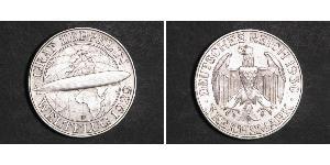 3 Mark Weimar Republic (1918-1933) Silver 