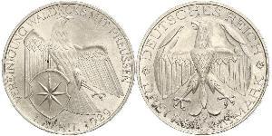 3 Mark Weimar Republic (1918-1933) Silver 