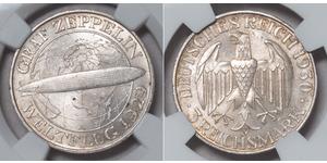 3 Mark Weimar Republic (1918-1933) Silver 