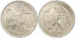 3 Mark Weimar Republic (1918-1933) Silver 