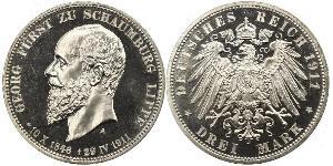 3 Mark 德意志帝國 (1871 - 1918) 銀 