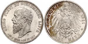 3 Mark 德意志帝國 (1871 - 1918) 銀 