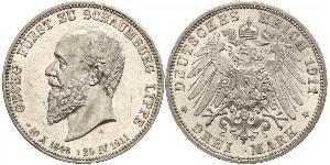 3 Mark 德意志帝國 (1871 - 1918) 銀 