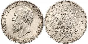 3 Mark 德意志帝國 (1871 - 1918) 銀 