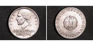 3 Mark 德意志帝國 (1871 - 1918) 銀 戈特霍尔德·埃夫莱姆·莱辛