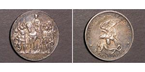3 Mark 普魯士王國 (1701 - 1918) 銀 