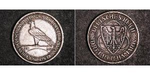3 Mark 魏瑪共和國 (1919 - 1933) 銀 