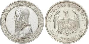 3 Mark / 3 Reichsmark République de Weimar (1918-1933) Argent 