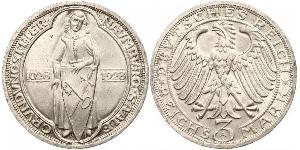 3 Mark / 3 Reichsmark République de Weimar (1918-1933) Argent 