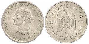 3 Mark / 3 Reichsmark Repubblica di Weimar (1918-1933) Argento 