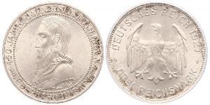 3 Mark / 3 Reichsmark Weimar Republic (1918-1933) Silver 