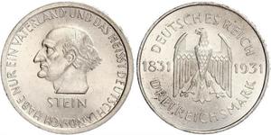 3 Mark / 3 Reichsmark 魏瑪共和國 (1919 - 1933) 銀 