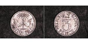 3 Penny Republic of Biafra (1967-1970) Aluminio 