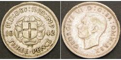 3 Penny Royaume-Uni Argent 
