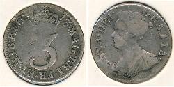 3 Penny Regno Unito  Argento 