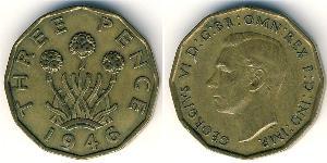 3 Penny United Kingdom Bronze/Nickel 