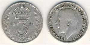 3 Penny Reino Unido Plata 