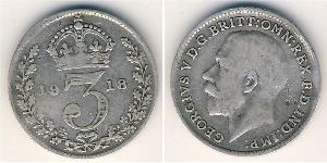 3 Penny United Kingdom Silver 