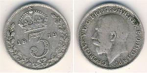 3 Penny United Kingdom Silver 