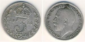 3 Penny United Kingdom Silver 