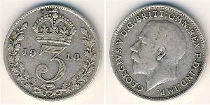 3 Penny United Kingdom Silver 