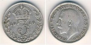 3 Penny United Kingdom Silver 