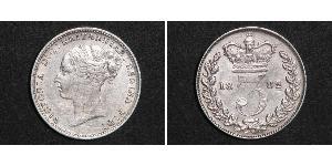 3 Penny 大不列颠及爱尔兰联合王国 (1801 - 1922) 銀 维多利亚 (英国君主)