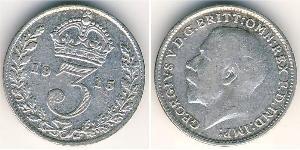 3 Penny 英国 銀 